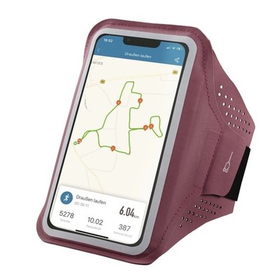 Hama Sport-Armband Tasche Schutz-Hülle Jogging für Apple iPhone 15 14 13 Pro Max