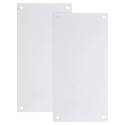 2 pcs panneau métal blanc pour sublimation, 7.9x3.9" épaisseur 0.04" - Photo 1/4