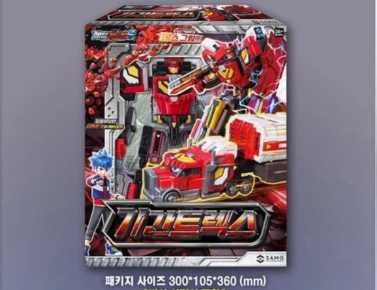 Metal Cardbot S Season2 MUSCLEHYDE + GIGANTREX Set Korea Toy - Image 3 of 4