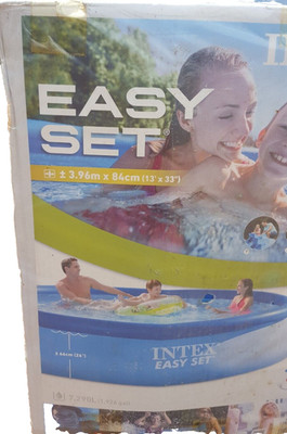 Swimming Pool INTEX 396x84 cm mit Pumpe Schwimmbecken Easy Set Planschbecken
