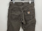 Carhartt Men's Gray Relaxed Fit Straight Leg Rigby Carpenter Pants Size 31x30 — photo 4