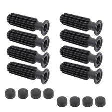 8 Pieces Foosball Grips Replacement Handles Portable Non Slip Design Table