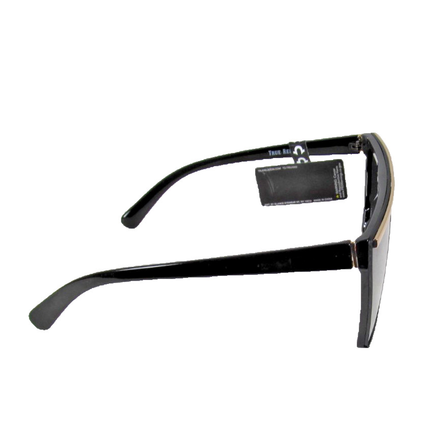 TRUE RELIGION Womens Black Sunglasses 1-PC Lens Gold Brow Accent TR57993-1B-S thumbnail 7