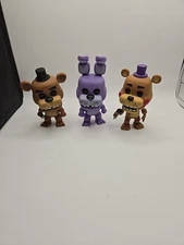 Lot of 3 Five Nights at Freddy's As Is Unboxed Funko Pop 2 Freddys and 1 Bonnie