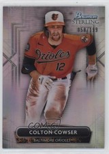 2022 Bowman Sterling Prospects Refractor 58/199 Colton Cowser #BSP-72 0sm4