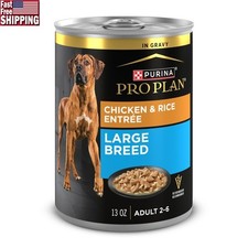 Large Breed Chicken Rice Wet Dog Food High Protein Nutrition Adult Dogs 50lbs US 0.92 per gallon