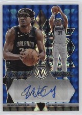 2022 Panini Mosaic Collage Blue Prizm 40/49 Wendell Carter Jr #CM-WCJ Auto y0g