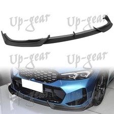 For 2023-2026 Bmw 3-series G20 Lci M-sport Black 3pcs Front Bumper Lip Spoiler