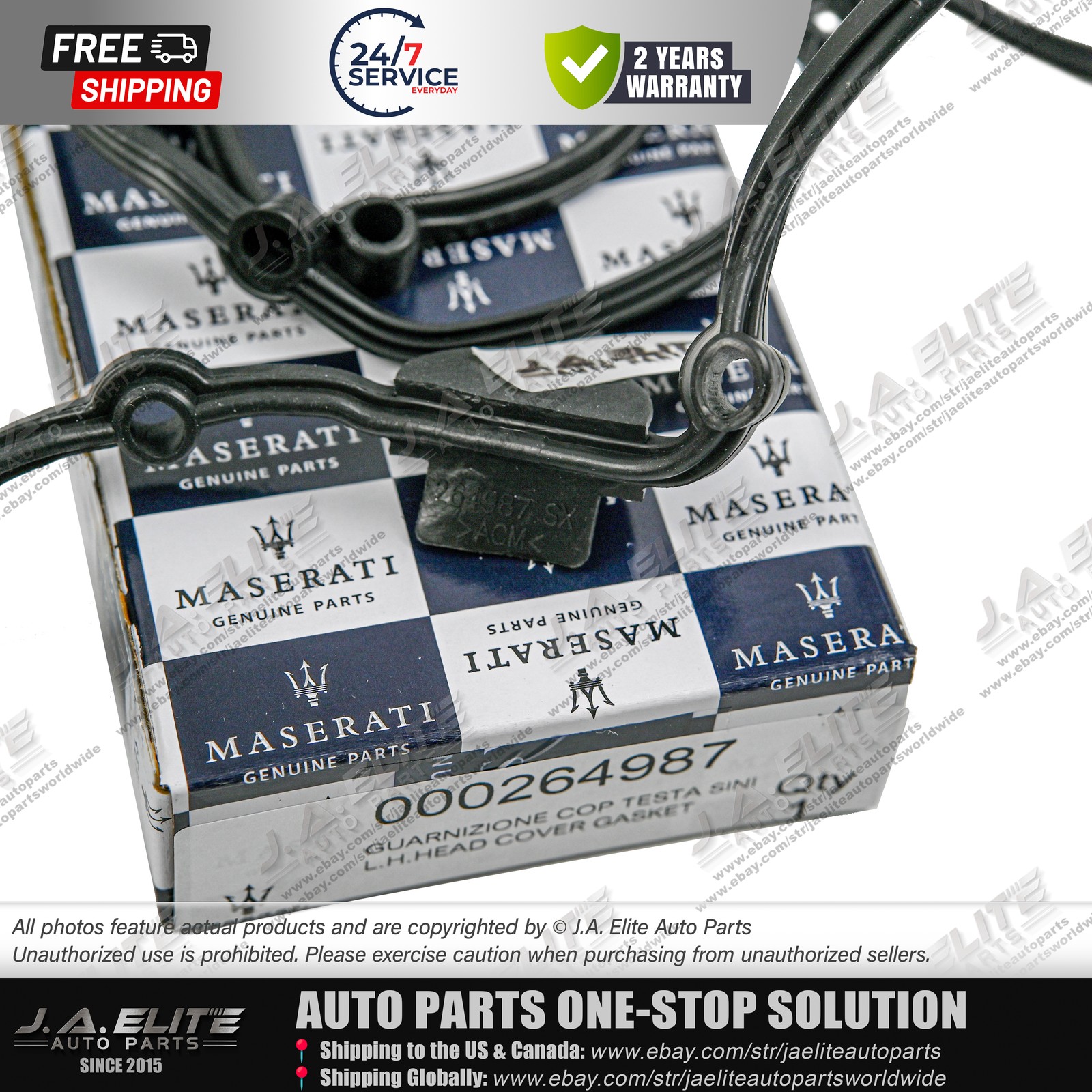 12pcs Genuine Valve Cover Gaske Kit fit Maserati Quattroporte GranCabrio GT