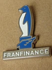 pin's pins badge. bank Franfinance penguin tab 1