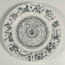 Vintage 10 Celestial Zodiac Ceramic Plate Ast...