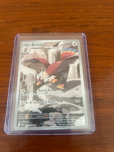 Pokemon Braviary 155/086 Black Bolt NM *FOIL*