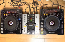Pioneer CDJ-1000 e DJM-250 DJ Mixer Set (testato e funzionante) dal Giappone