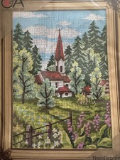 Printed needlepoint kits Tapestry Canvas 30x40 cm  Rto Church