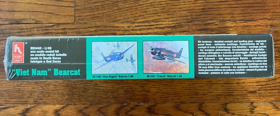 Calcomanías 1/48 Hobby Craft "Viet Nam" F8F-1B Bearcat SELLADAS para unidad de Indochina tailandesa Foto 3 de 3