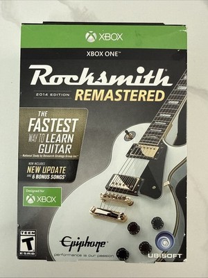 Rocksmith 2014 Edition Remastered Xbox One with Cable - Brand New - Sealed