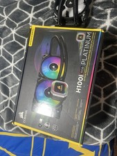 Corsair Hydro Series H100i RGB Platinum 240mm Liquid CPU Cooler CW-9060039-WW 
