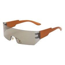 Sunglasses for Women Men, PC Future Style Sunglasses, Tan