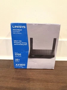 Linksys Max-Stream Mesh à double bande WiFi 6 Routeur AX1800 pour 25+ Dispositifs (MR7350)