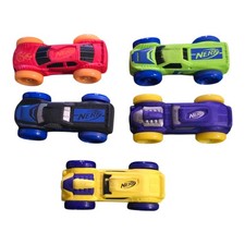 Hasbro Nerf Nitro Foam Race Car Projectiles Set of 5 Y2K 2017