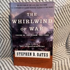 Stephen B. Oates The Whirlwind of War Civil War (1861-65) Militaria