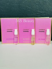 CHANEL CHANCE Perfume Collection Sample Vials Spray 1.5ml 3pcs Set 