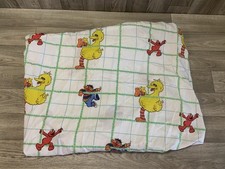 Sesame Street Twin Fitted Sheet Vintage 1997 Henson Springs Made USA