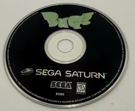 Bug Sega Saturn CIB Complete READ Damaged Manual Untested