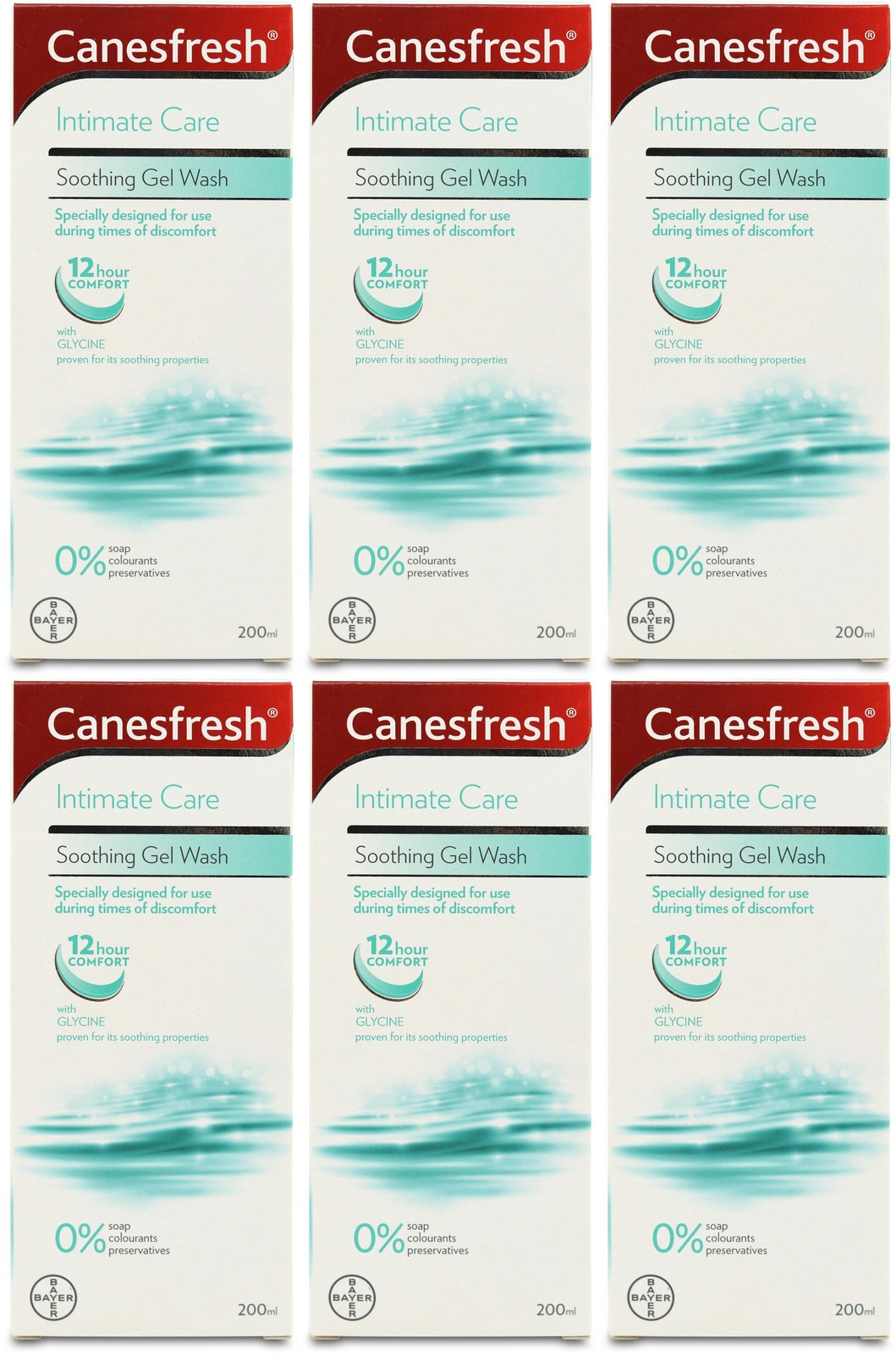 Canesten Canesfresh Intimate Care Soothing Gel Wash 200ml x6 - Image 18
