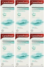 Canesten Canesfresh Intimate Care Soothing Gel Wash 200ml X 6