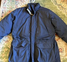Vtg Men's  Cabelas Goose Down Parka Puffer Coat Pockets Hunting Extreme Cold XL
