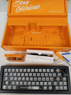 #ad Glorious GMMK 3 Barebone 65% Mechanical Gaming Keyboard Black *PARTS* #1 $19.99