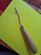 Knüpfnadel mit Holzgriff,  16 cm, NEU und unbenutzt