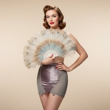 Small 1960s Powerlastic Open Bottom Girdle, Vintage Lingerie