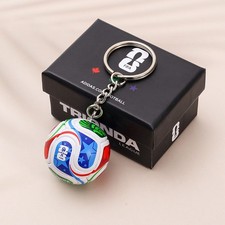 2026 World Cup 3D Soccer Ball Keychain Mini Football Pendant Adidas with GiftBox