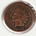US Rare Old West 1902 Indian Head Penny Coin American Collection Shield Cent USA