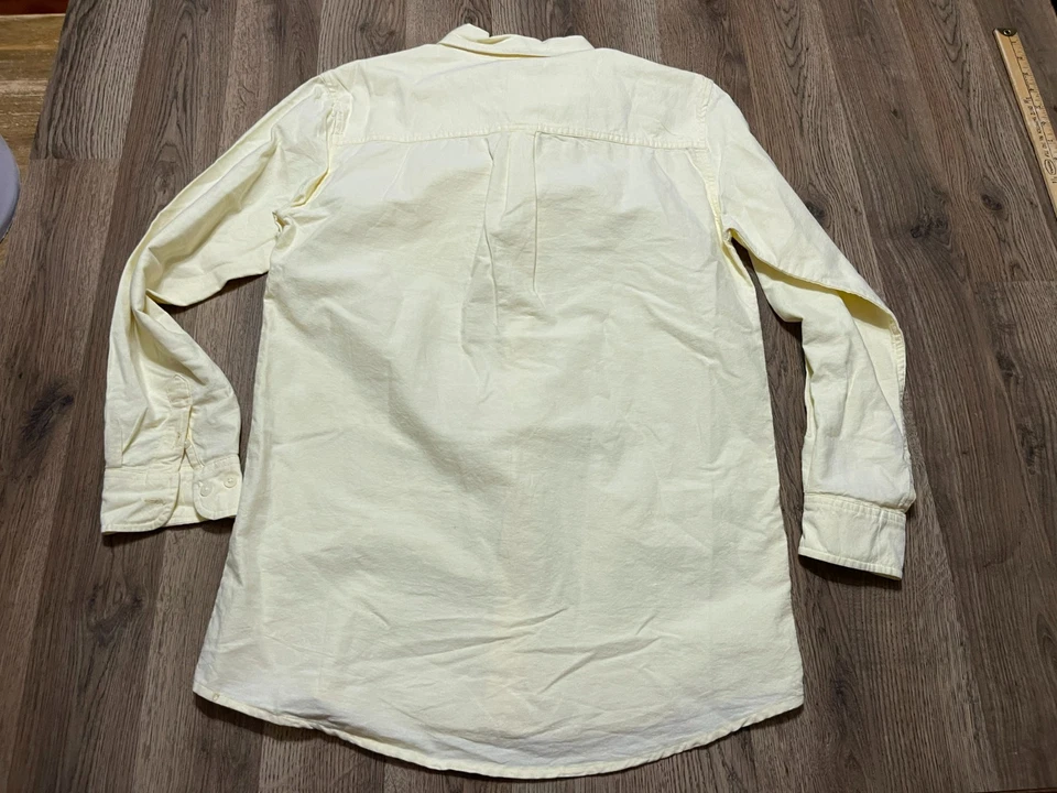 Camisa Cherokee, para hombre talla XL, amarilla, manga larga, camisa con botones Foto 2 de 4