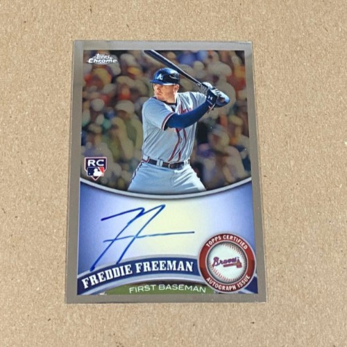 2011 Topps Chrome #173 Freddie Freeman Auto RC  $359.99
