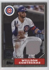 2022 Series 1 1987 Topps Baseball Relics Black 110/199 Willson Contreras 0jd0