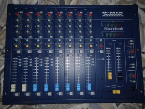 Soundcraft D- Mix 1000 DJ- Mischpult vom Feinstem, mit Originalem Netzteil DCP 1