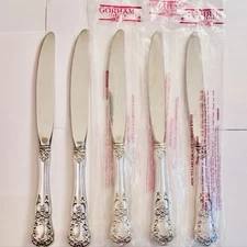 Buttercup Gorham Silver NEW Dinner Knife - Sterling Silver 9 1/8" Unused