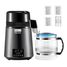 Water Distiller, 4L /1.1 Gallon Pure Water Distilled for Home Table Countertop,