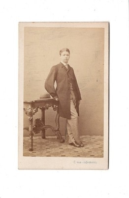 Carl von Jagemann CDV Photo Fine Boy Vienna 1860s