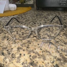 RAY BAN RB 7185 5943 CLEAR BLACK EYEGLASSES FRAME RX 52-18