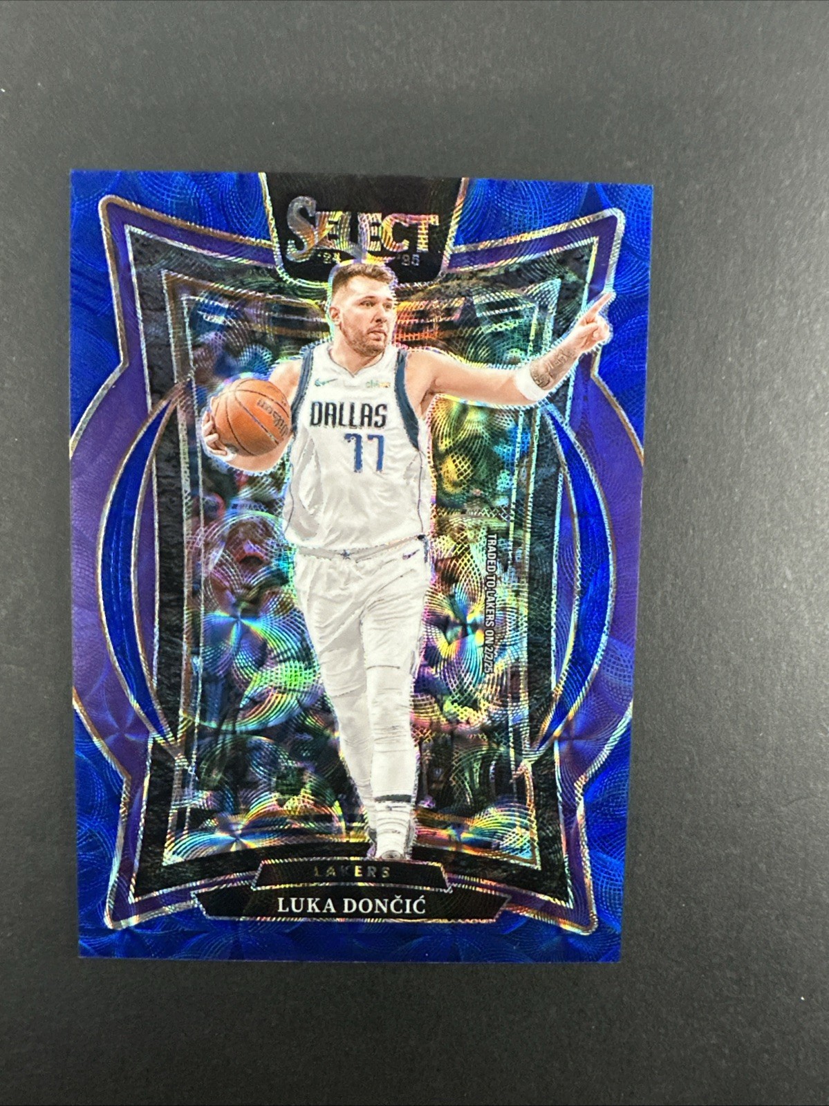 2024-25 Select Luka Doncic Concourse Blue Scope Prizm #184/249 Lakers