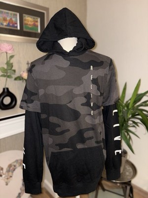Pull & Bear*Herren Hoodie*Gr. S*Camouflage*schwarz
