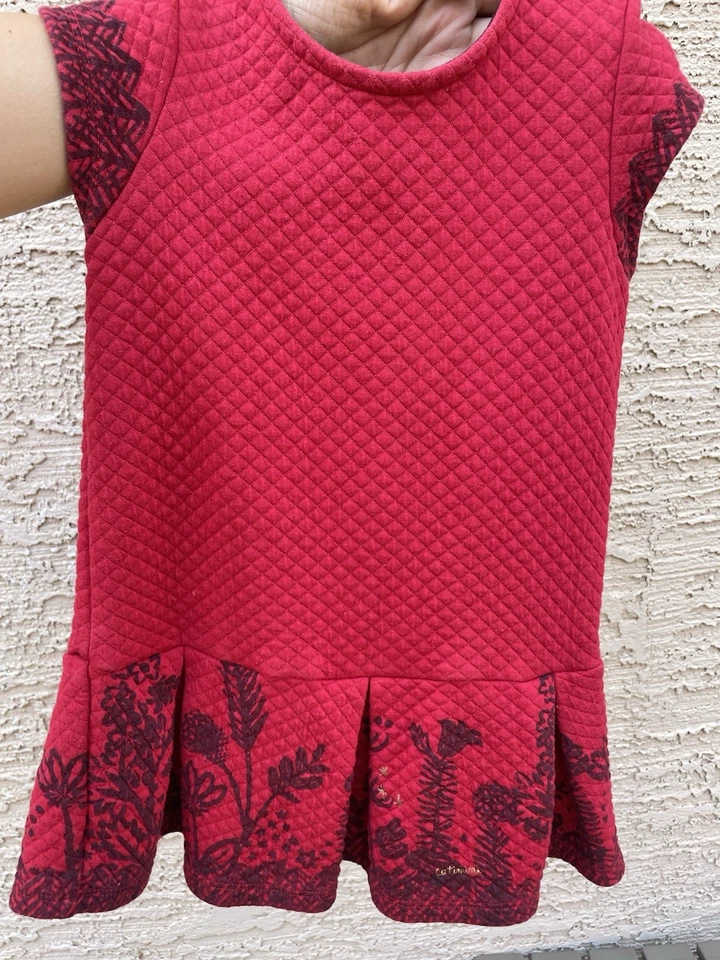 Catimini разработан во Франции красный платье размер 4 EUC - Изображение 4 из 4