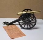 Vintage PennCraft  1861 Civil War Field Cannon ~ Parrott 20 Pounder Rifle W/Tag