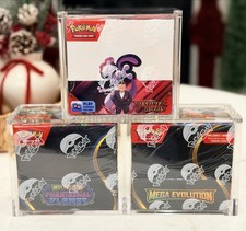 Pokemon Booster Box Acrylic Case Display Strong Magnetic Lid UV Protection BB