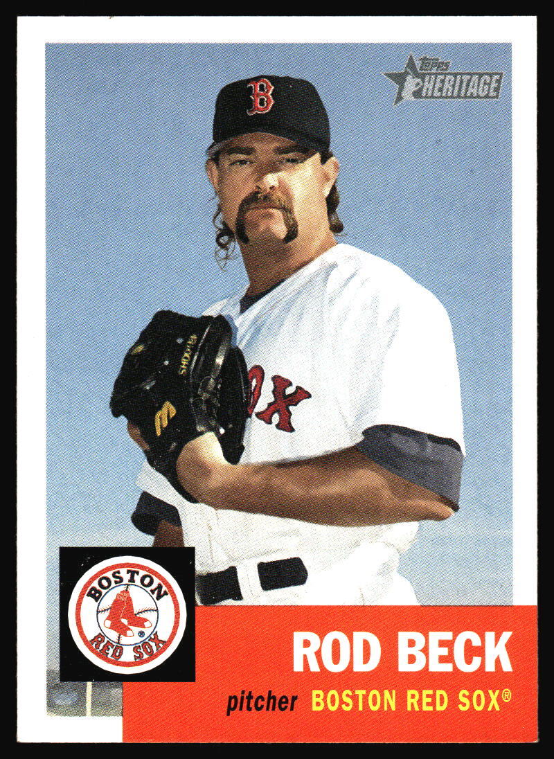 2002 Topps Heritage Rod Beck    #3 Boston Red Sox